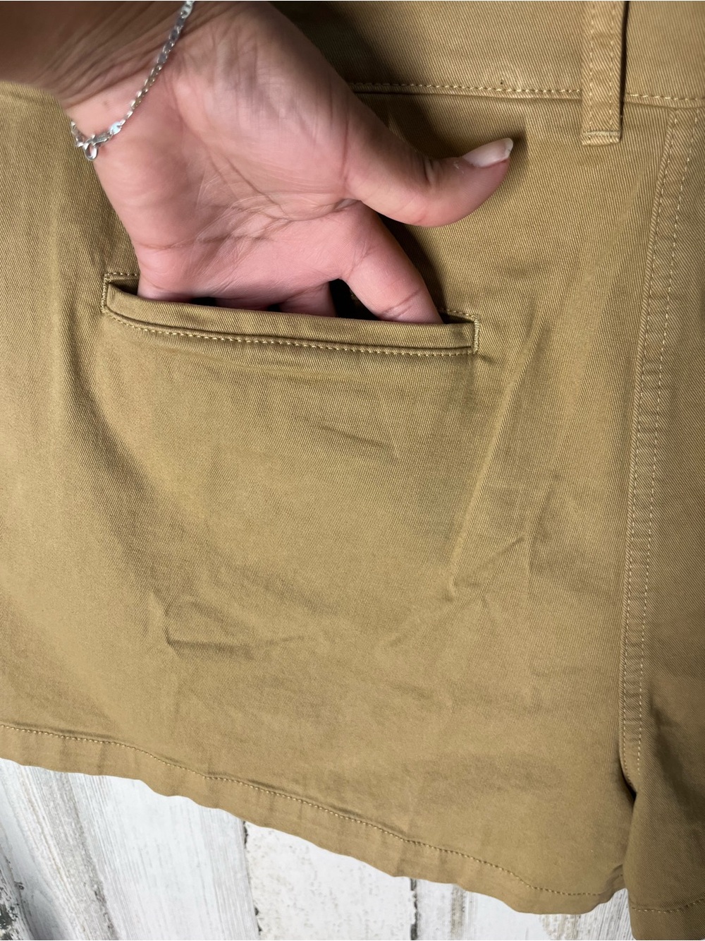 J. Crew Tan High-Rise Tailored Shorts 12 - Picture 11 of 11